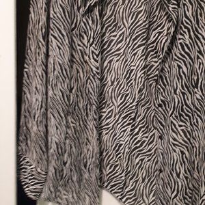 Zebra print blouse